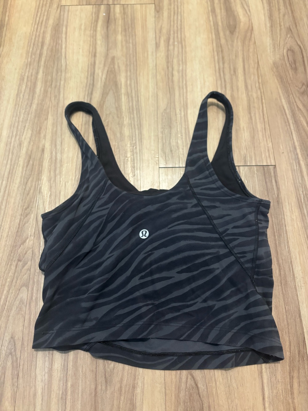 lululemon athletica Black Zebra-Print Align Tank